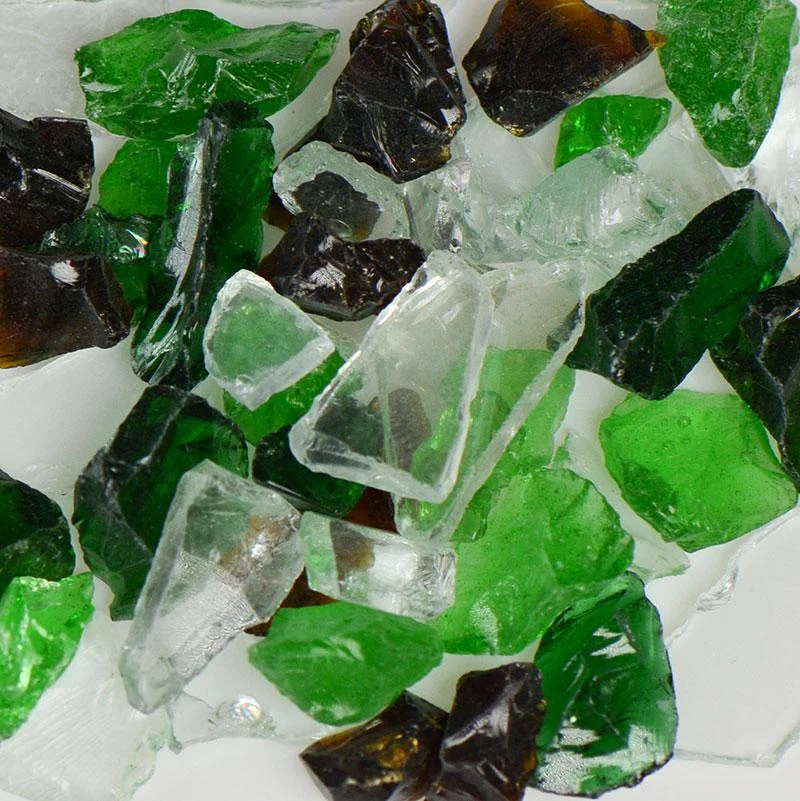 American Specialty Glass Earthtone Mix Size 2 Terrazzo Glass - 5 Lbs