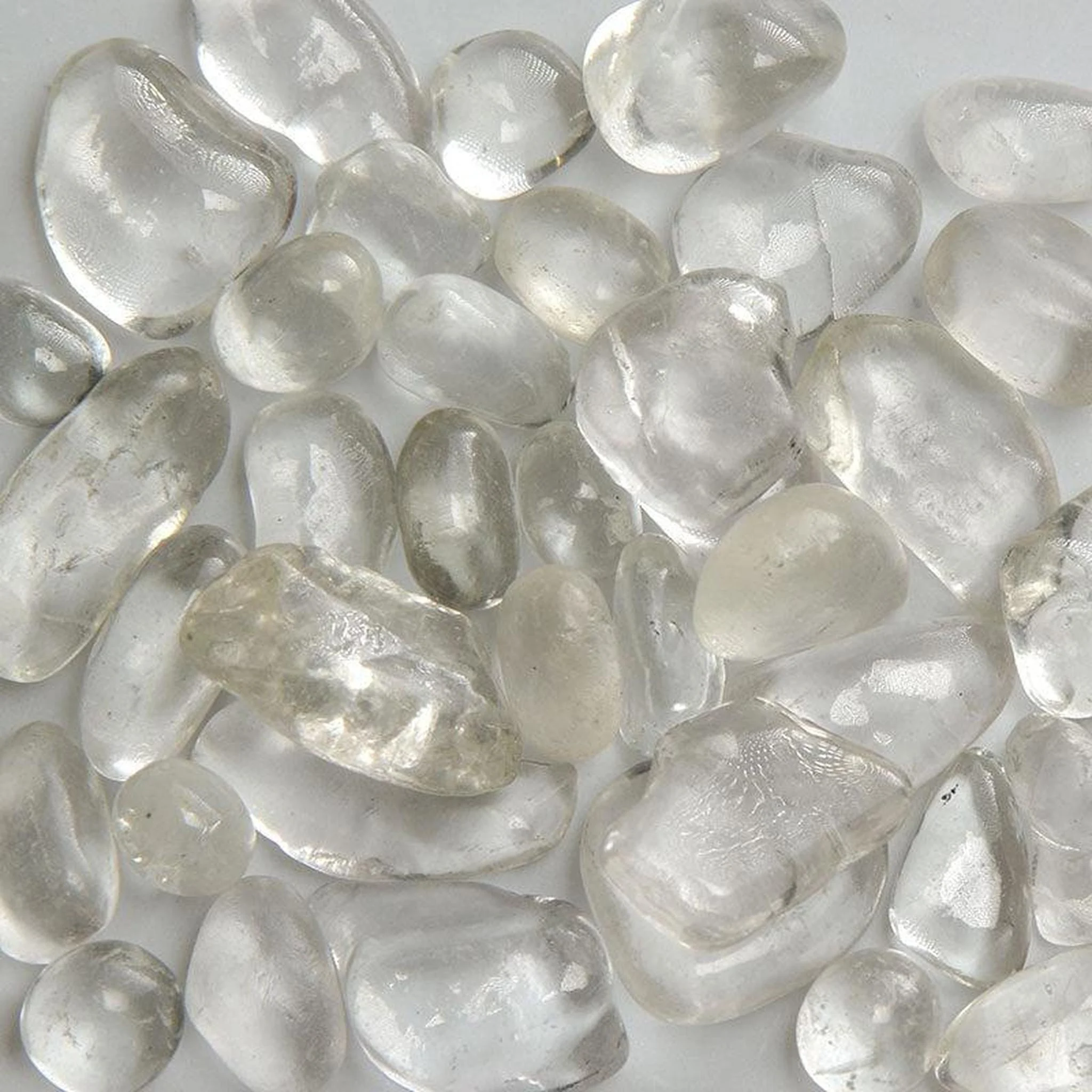 American Specialty Glass Glacier Ice Size 2 Jelly Bean Glass - 5 Lbs