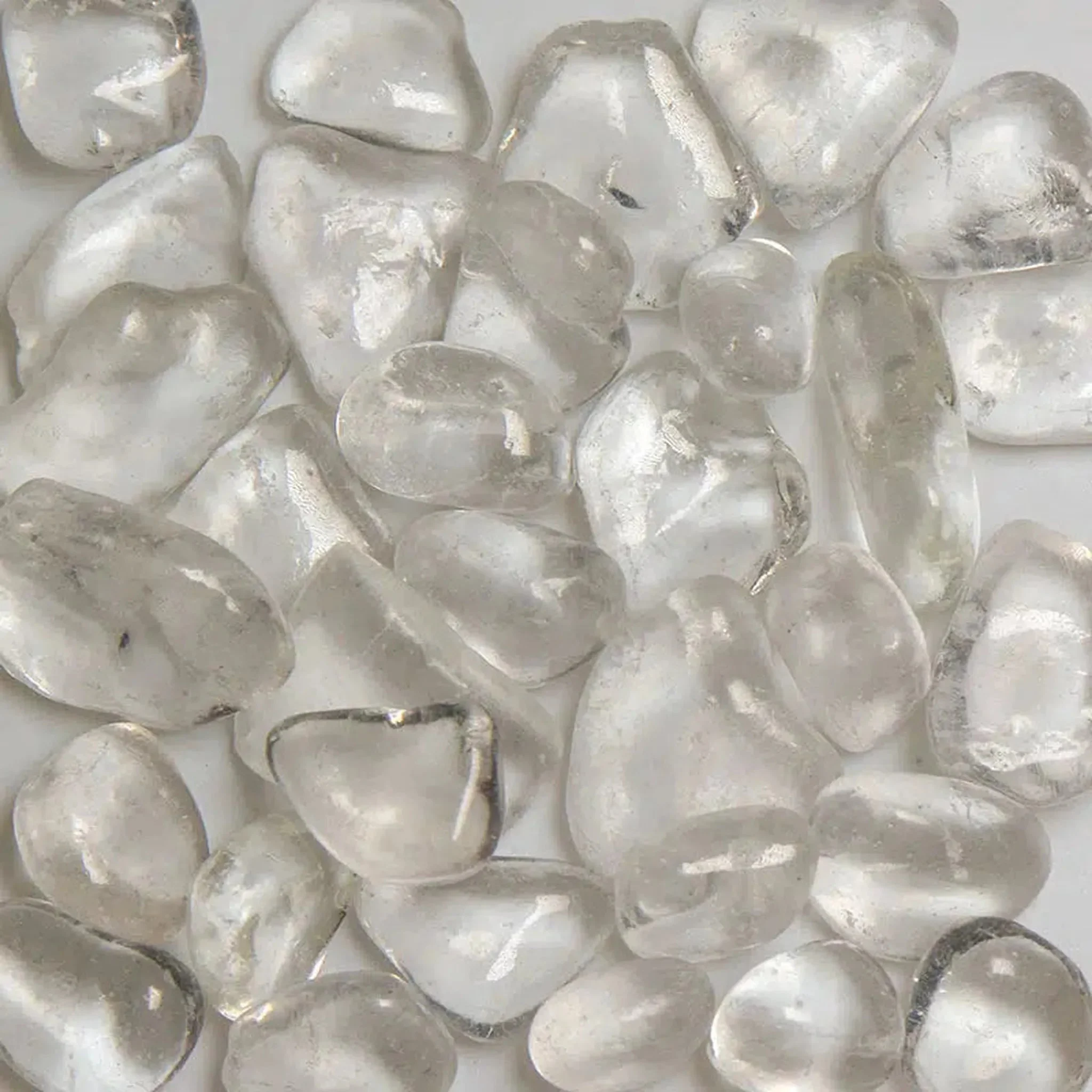 American Specialty Glass Glacier Ice Size 3 Jelly Bean Glass - 1 Lb