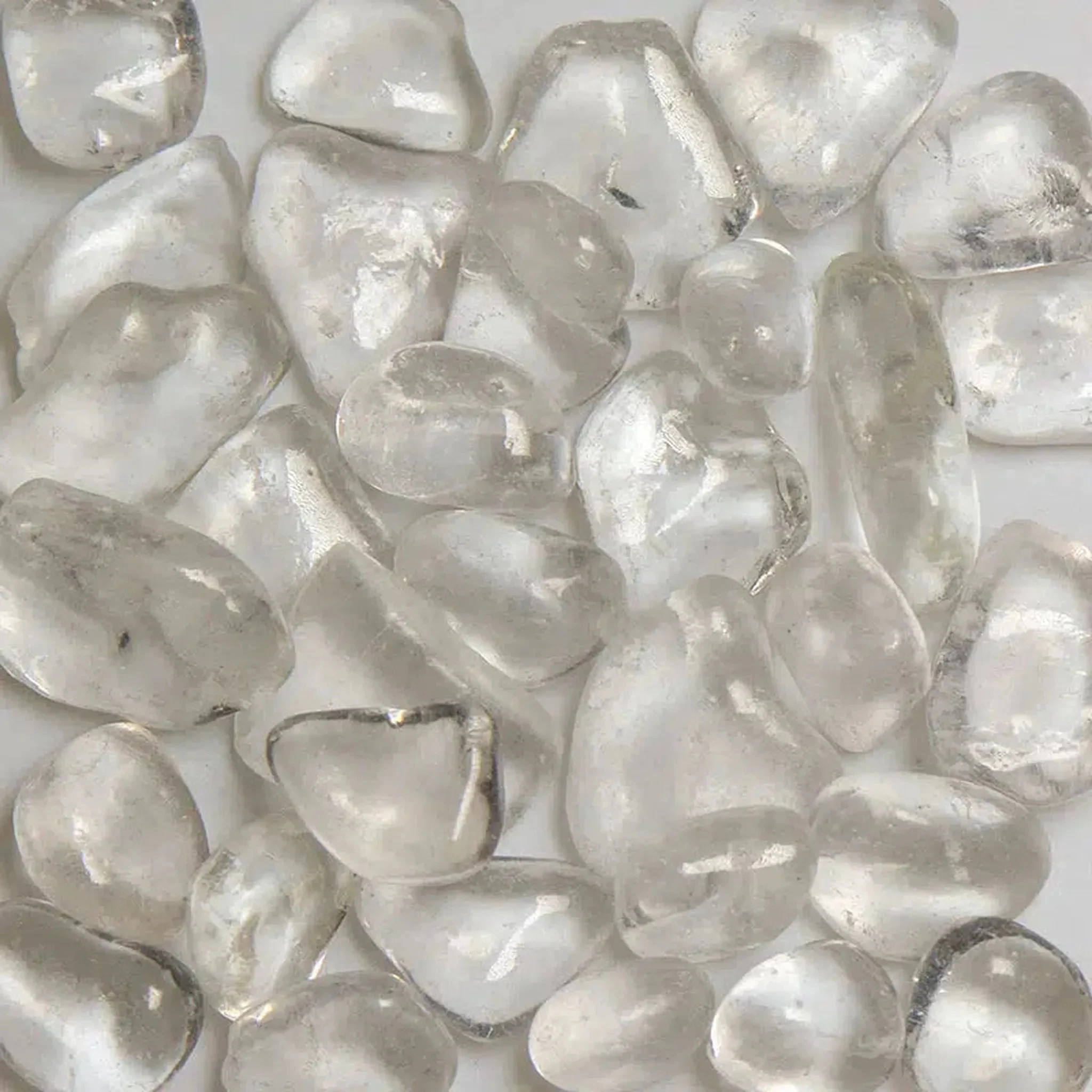 American Specialty Glass Glacier Ice Size 3 Jelly Bean Glass - 22 Lbs
