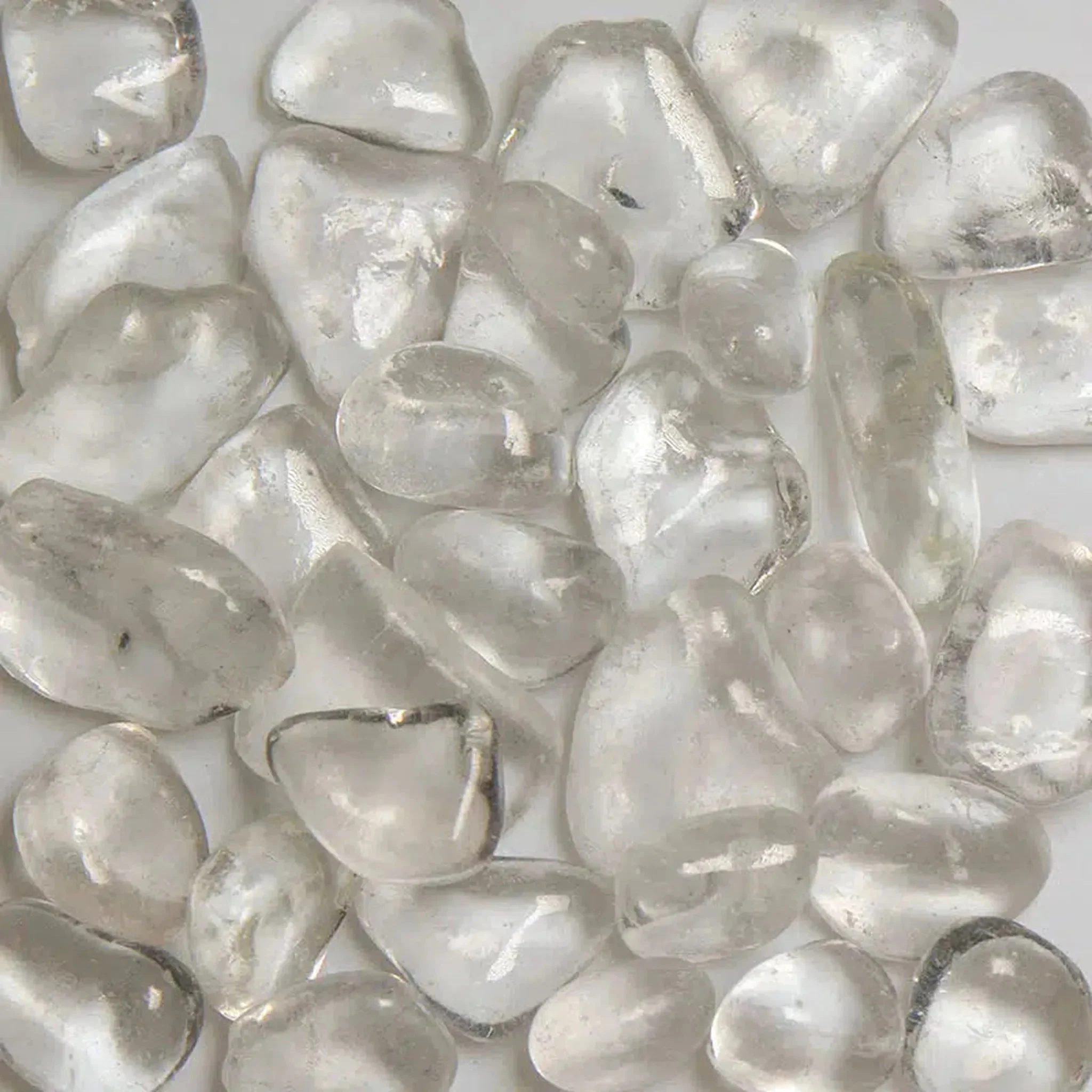 American Specialty Glass Glacier Ice Size 3 Jelly Bean Glass - 5 Lbs