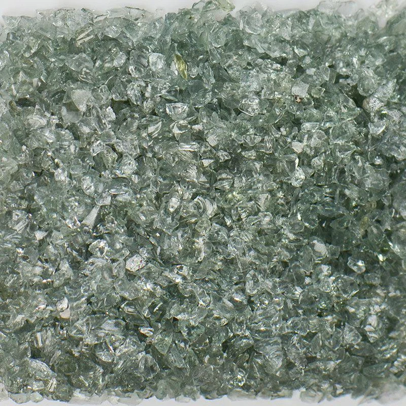 American Specialty Glass Gray Size 0 Terrazzo Glass - 10 Lbs