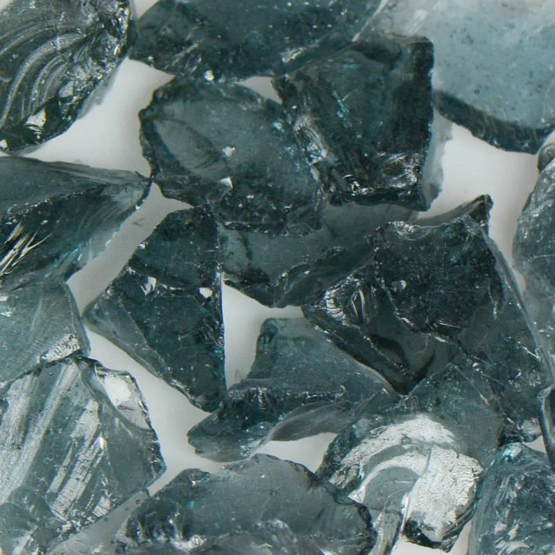 American Specialty Glass Gray Size 3 Terrazzo Glass - 10 Lbs