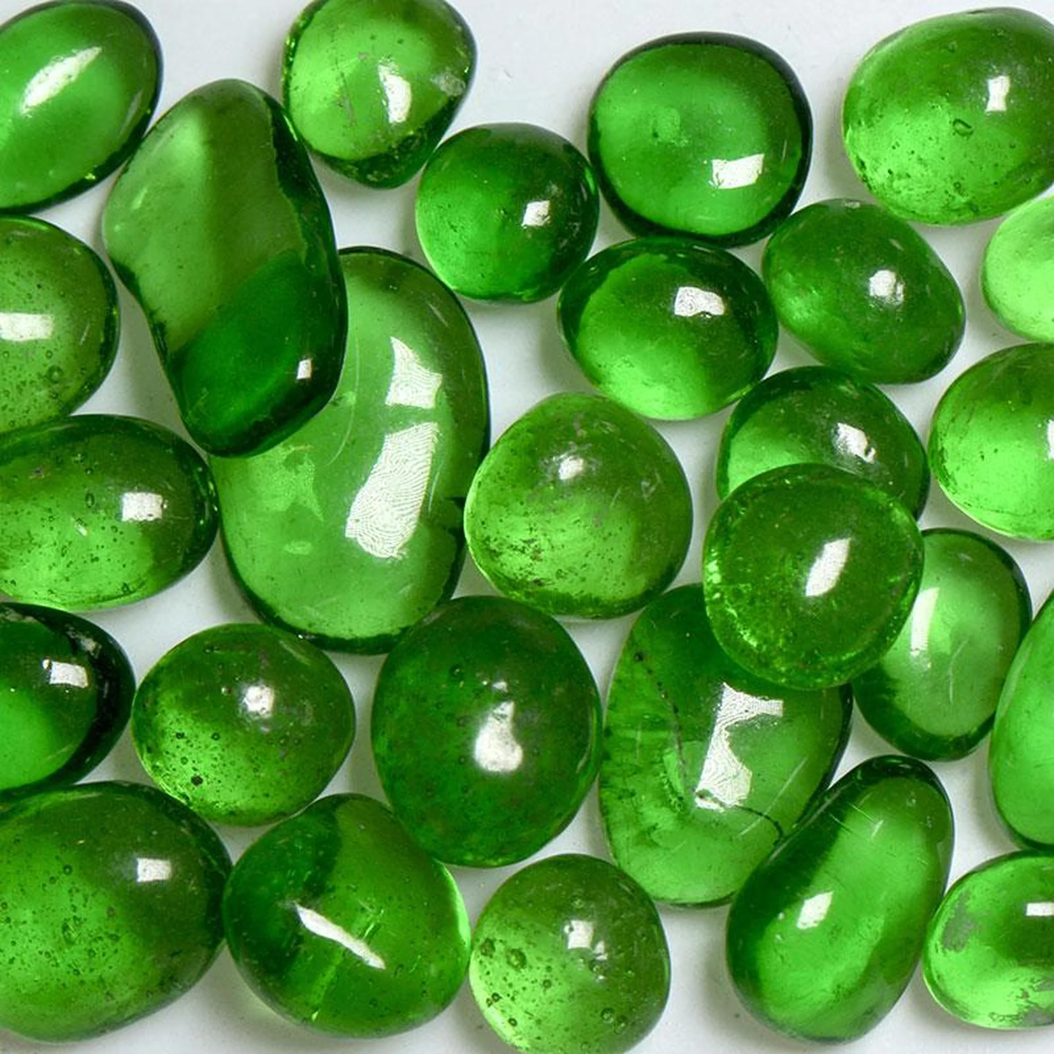 American Specialty Glass Green Apple Size 3 Jelly Bean Glass - 1 Lb