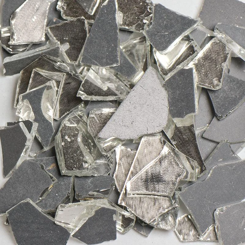American Specialty Glass Mirror Size 2 Tumbled Terrazzo Glass - 5 Lbs