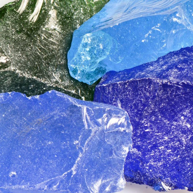 American Specialty Glass River Mix Large Tumbled Landscape Glass - 10 Lbs