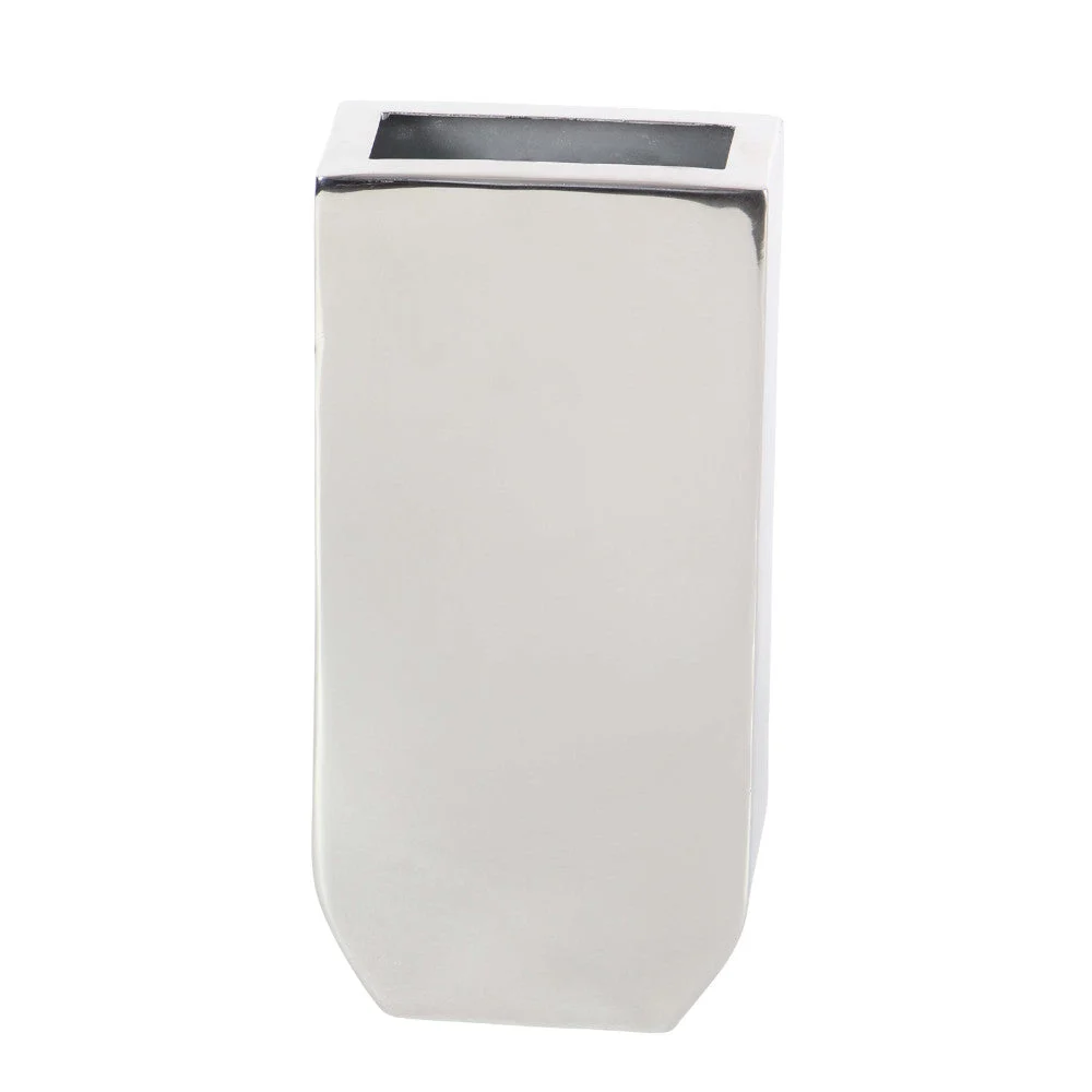 Benzara Gleaming Stainless Steel Vase