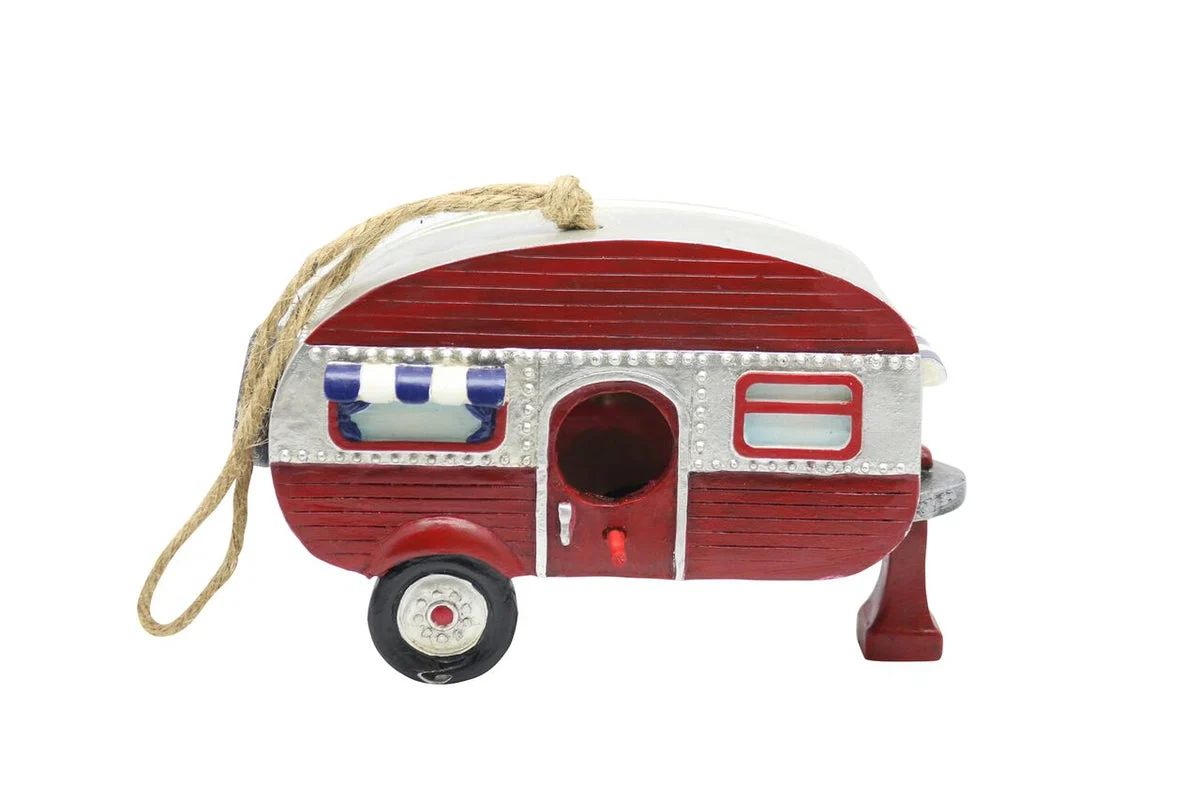 Benzara Hanging Multicolor Camper Birdhouse