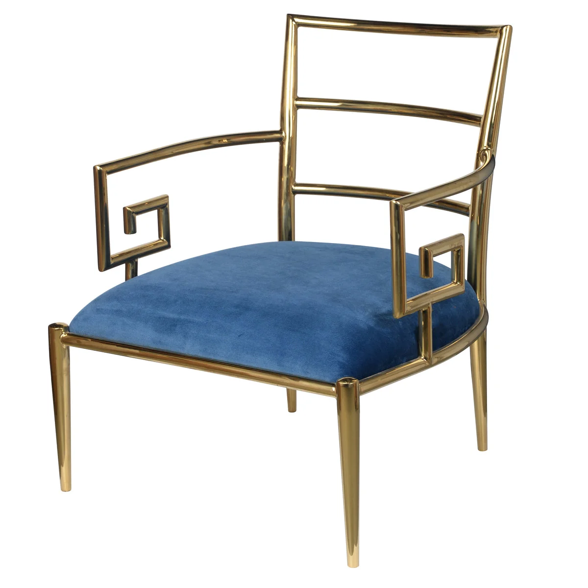 Benzara Sumptuously Opulent Stainless Steel Accent Chair