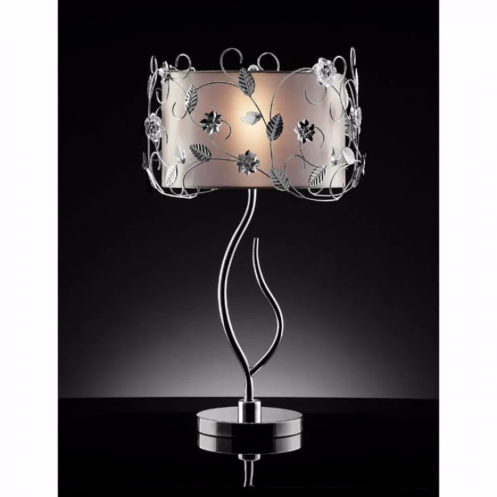 Benzara Contemporary Table Lamp, Double Shade
