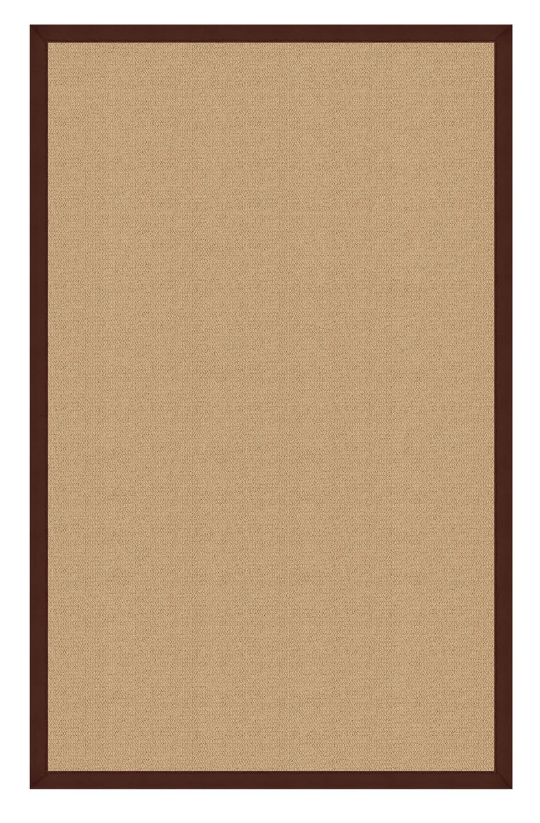 Benzara 12 x 2.5 Feet Hand Finish Wool Rug with Action Backing, Beige and Brown