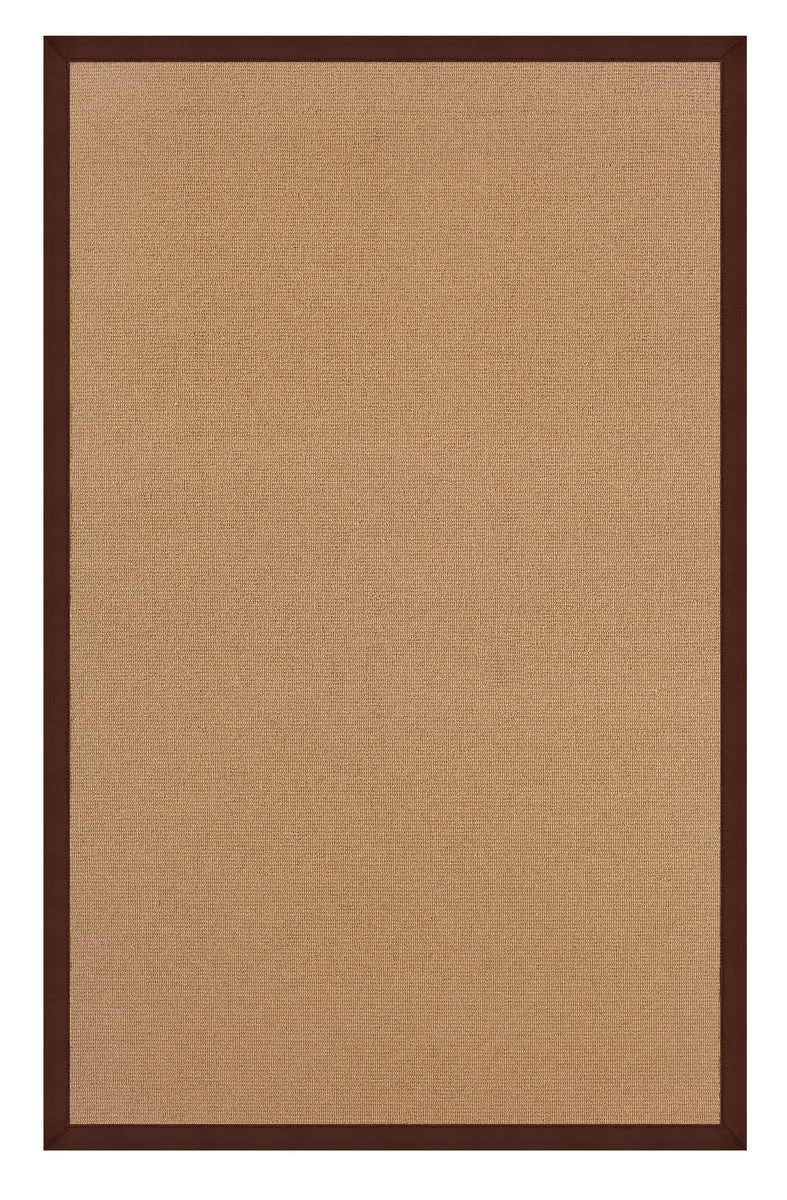 Benzara 12 x 2.5 Feet Hand Finish Wool Rug with Action Backing, Brown