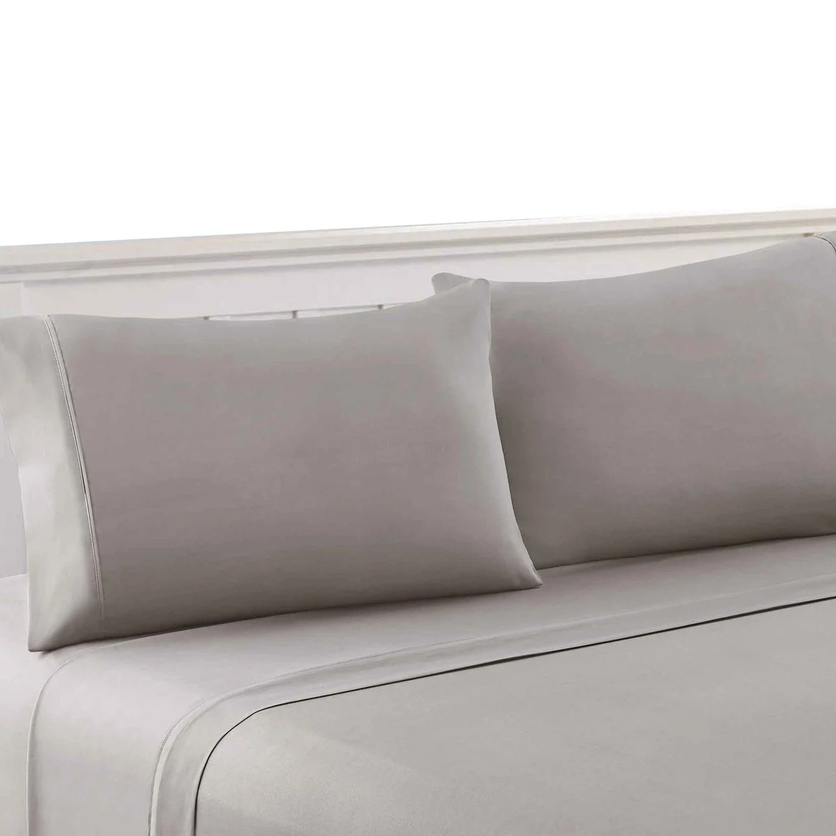 Bezons 3 Piece Twin Size Plain Sheet Set The Urban Port, Gray