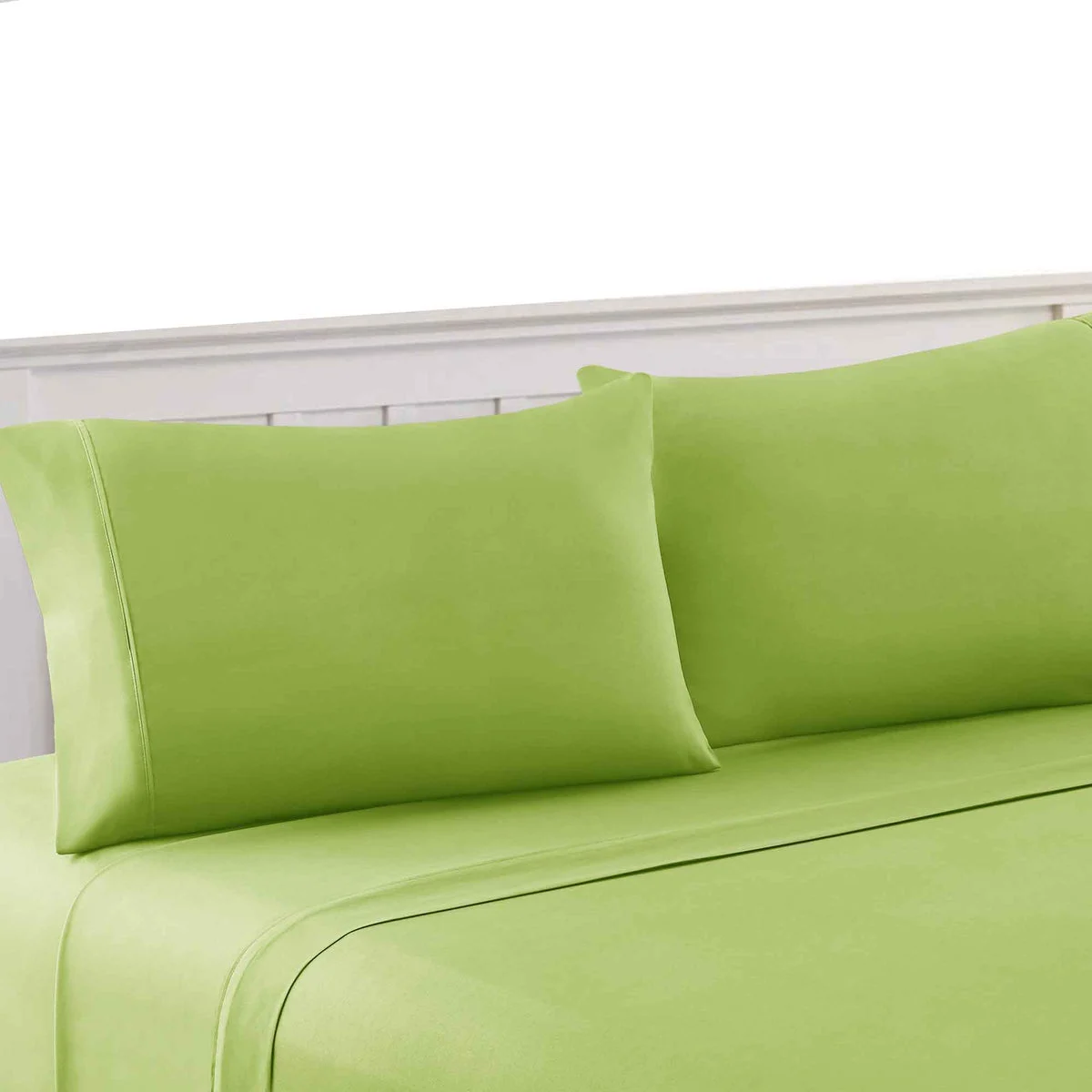 Bezons 3 Piece Twin Size Plain Sheet Set The Urban Port, Green