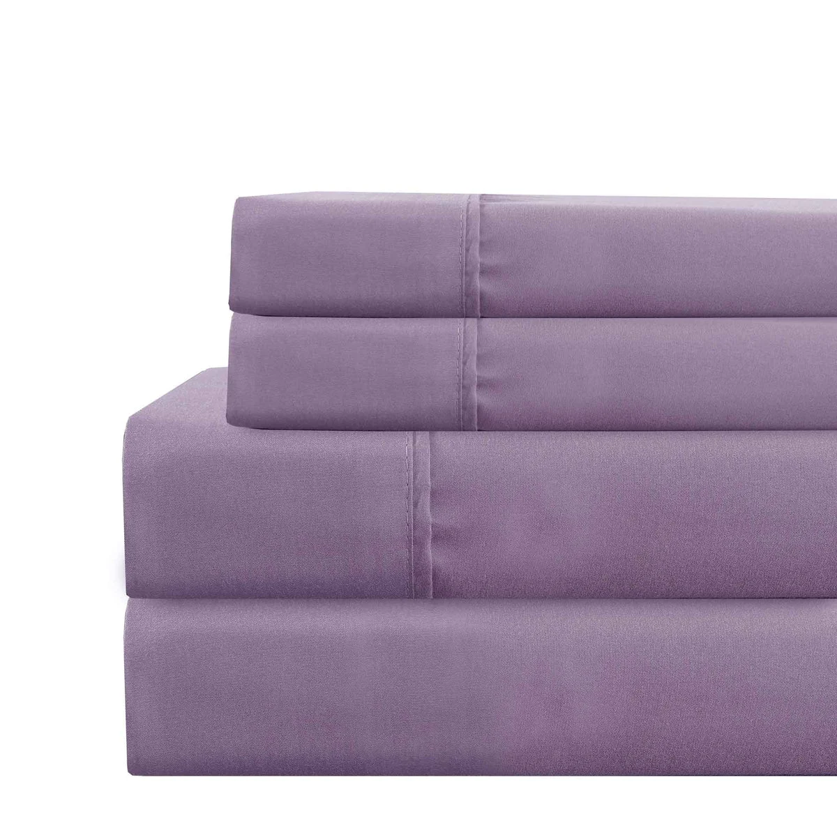 Lanester 3 Piece Polyester Twin Size Sheet Set The Urban Port, Purple