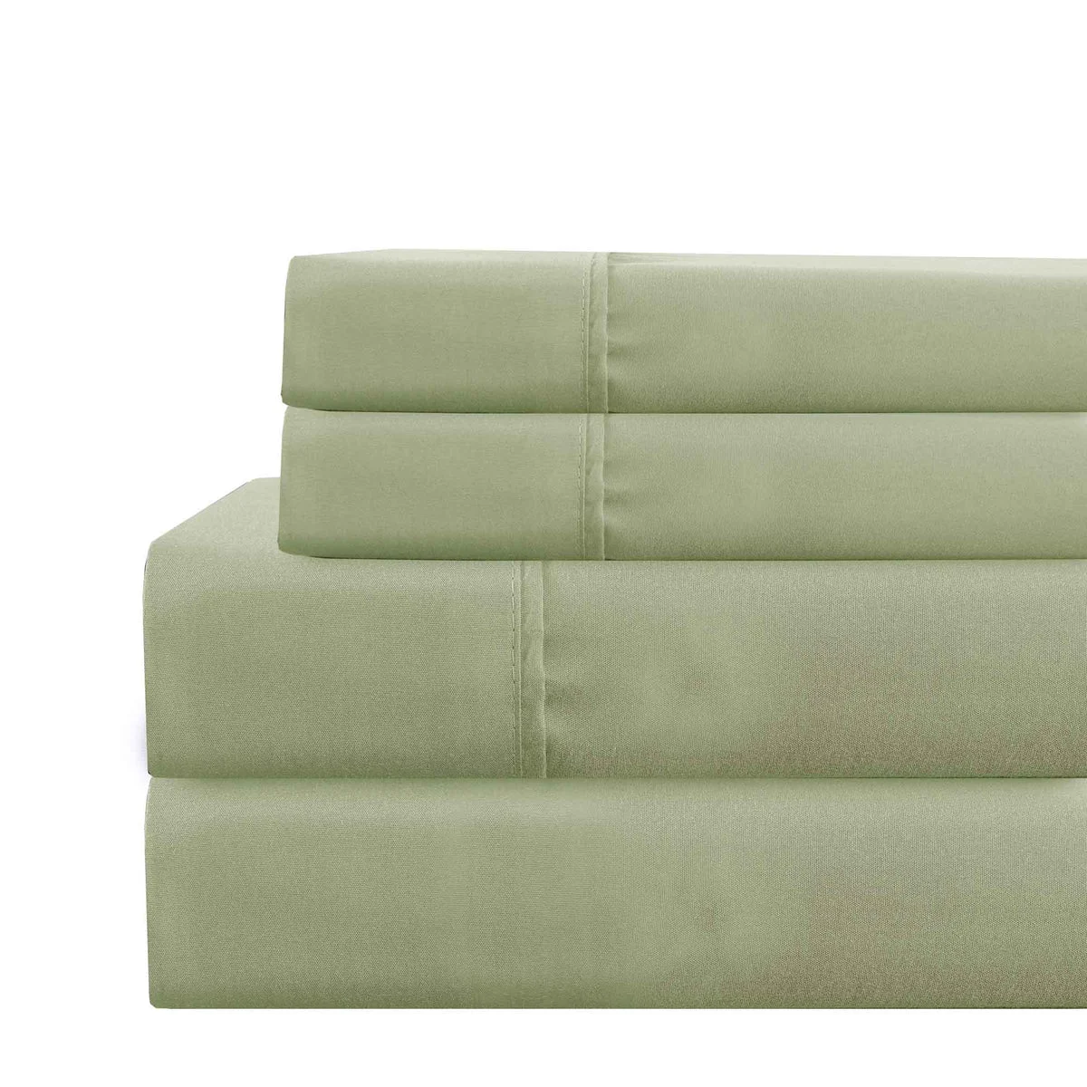 Lanester 3 Piece Polyester Twin XL Size Sheet Set The Urban Port, Olive Green
