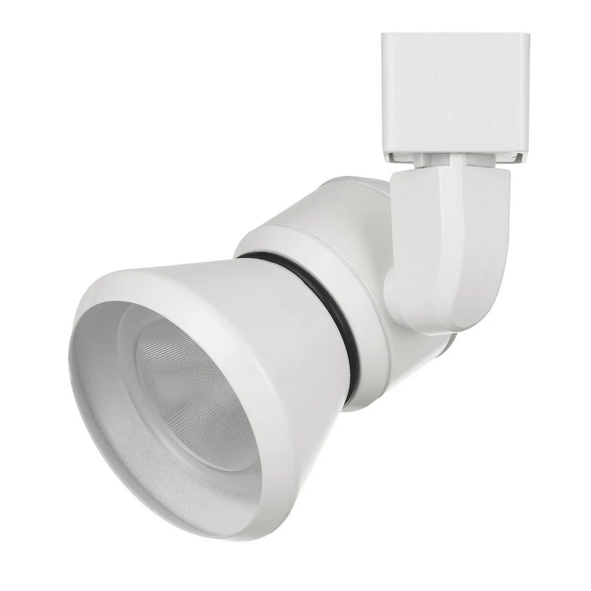 Benzara BM220633 10W Integrated Led Metal Track Fixture with Cone Head, White