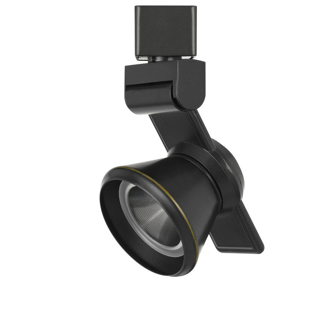 Benzara BM220783 12W Integrated Led Metal Track Fixture with Cone Head, Dark Black