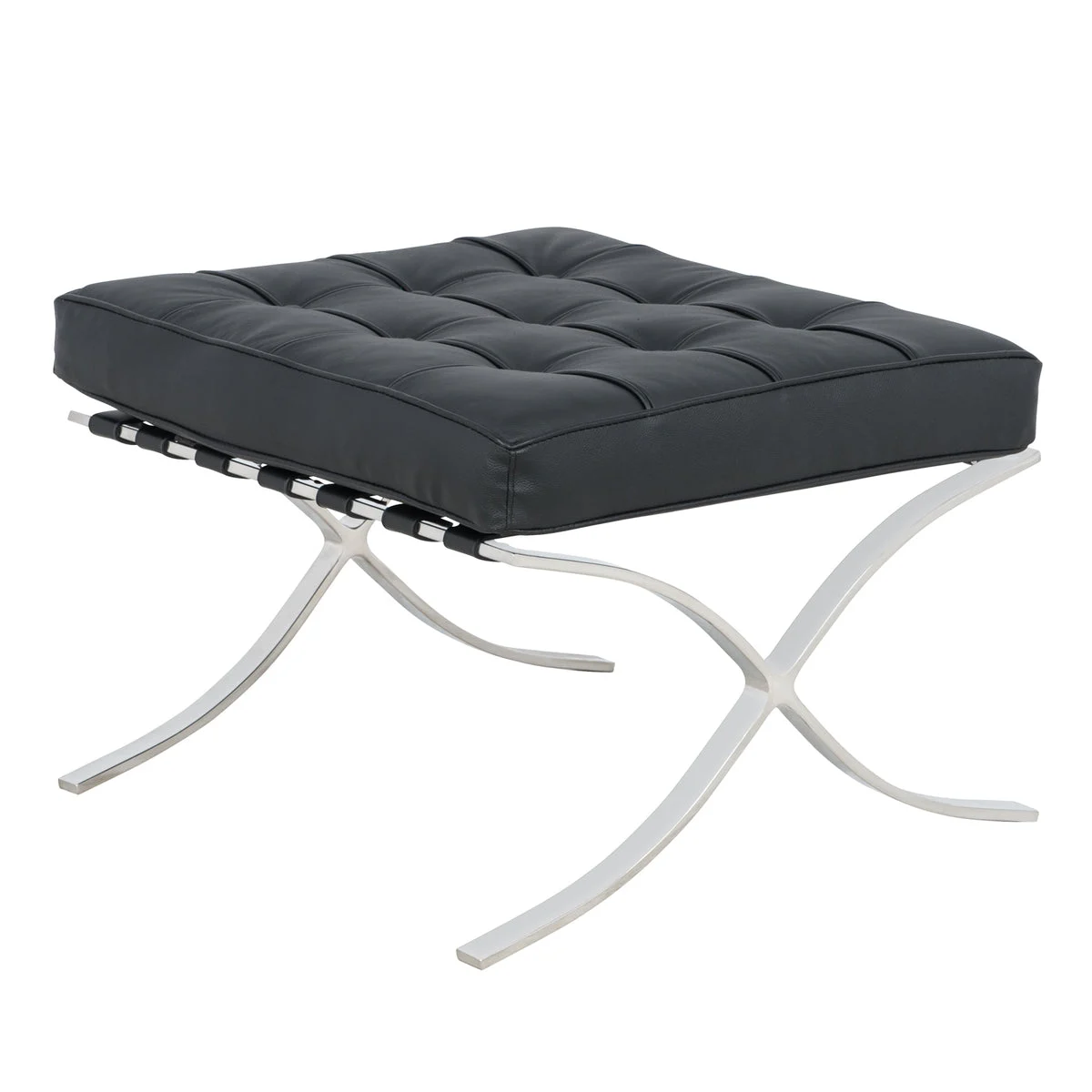 LeisureMod Bellefonte Style Modern Pavilion Ottoman
