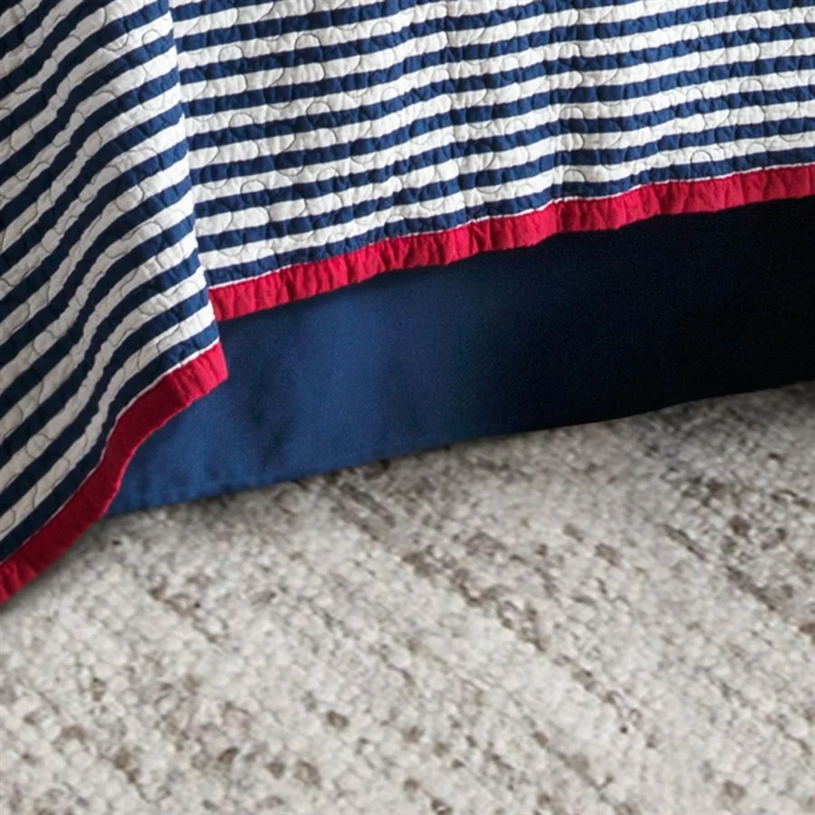HiEnd Accents Canvas Bedskirt