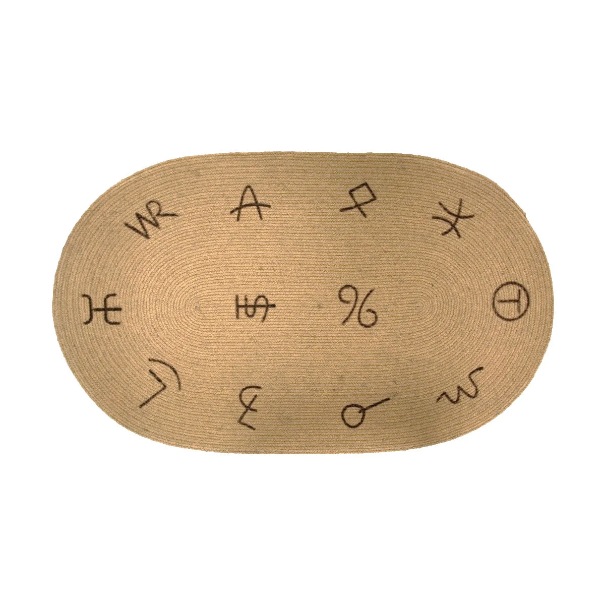 HiEnd Accents Jute Brand Rug / Mat Chocolate