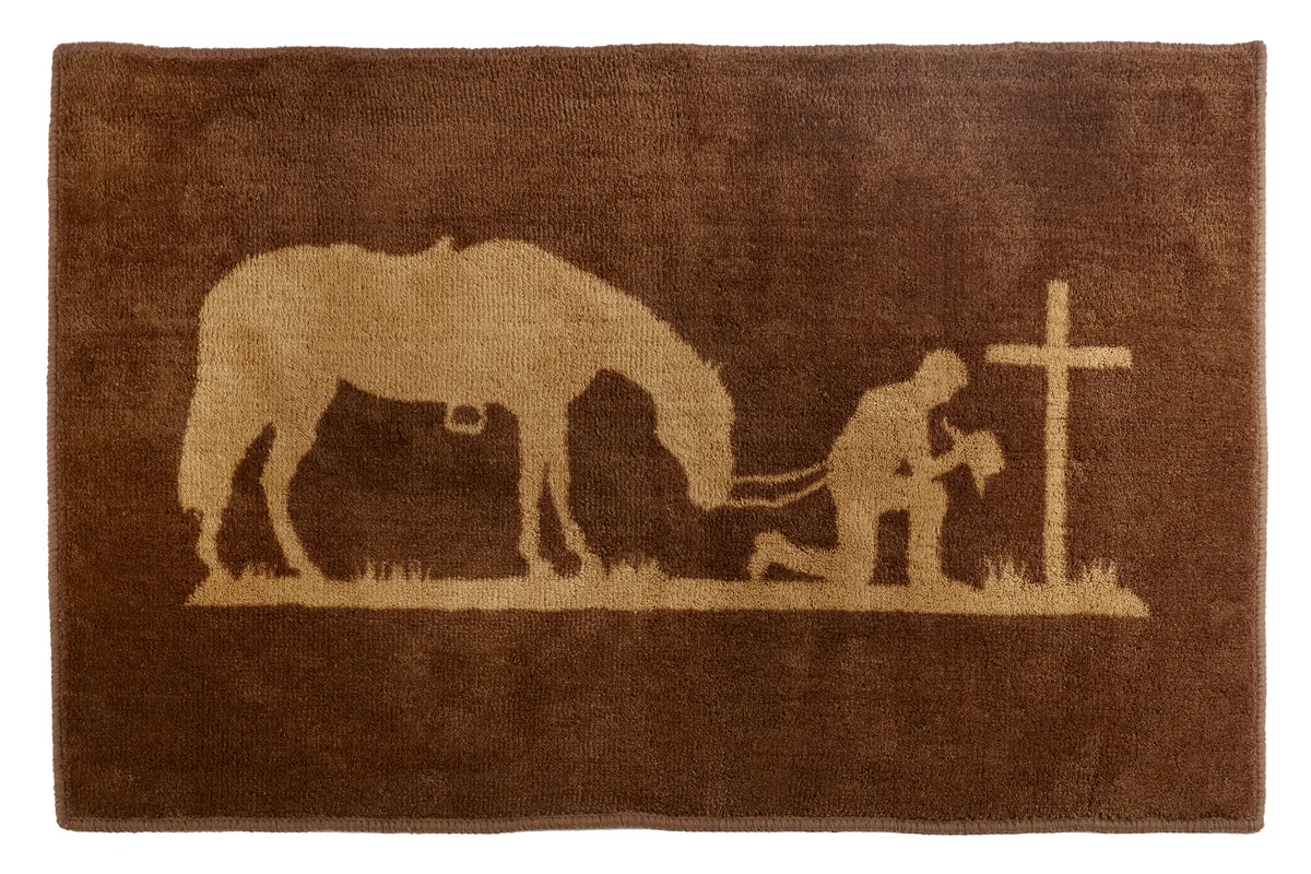 HiEnd Accents Praying Cowboy Rug