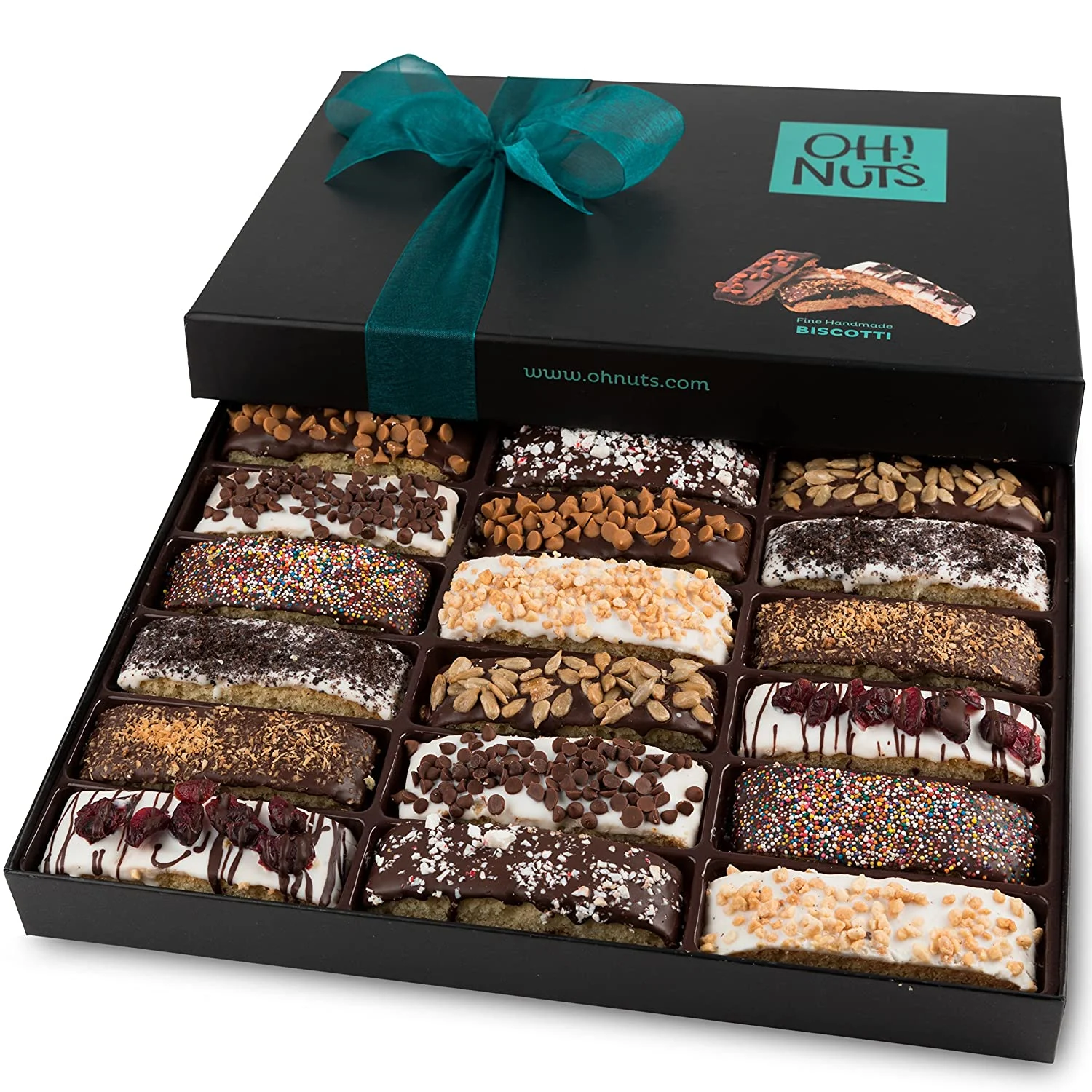 Biscotti Cookie Gift Basket, Gourmet Gift Basket, Delicious Biscotti Artfully