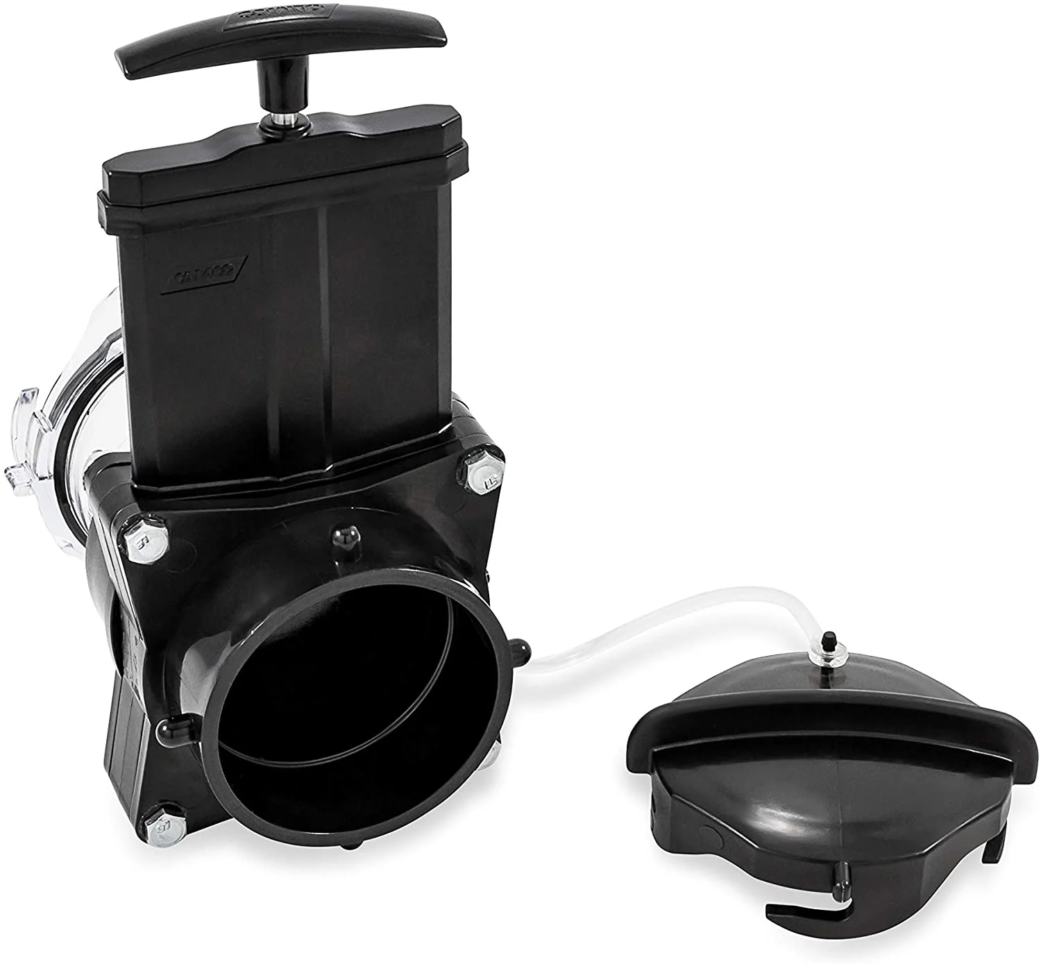 Camco Ready to Use Gate Valve with Built-in Clear Adapter, (39053)