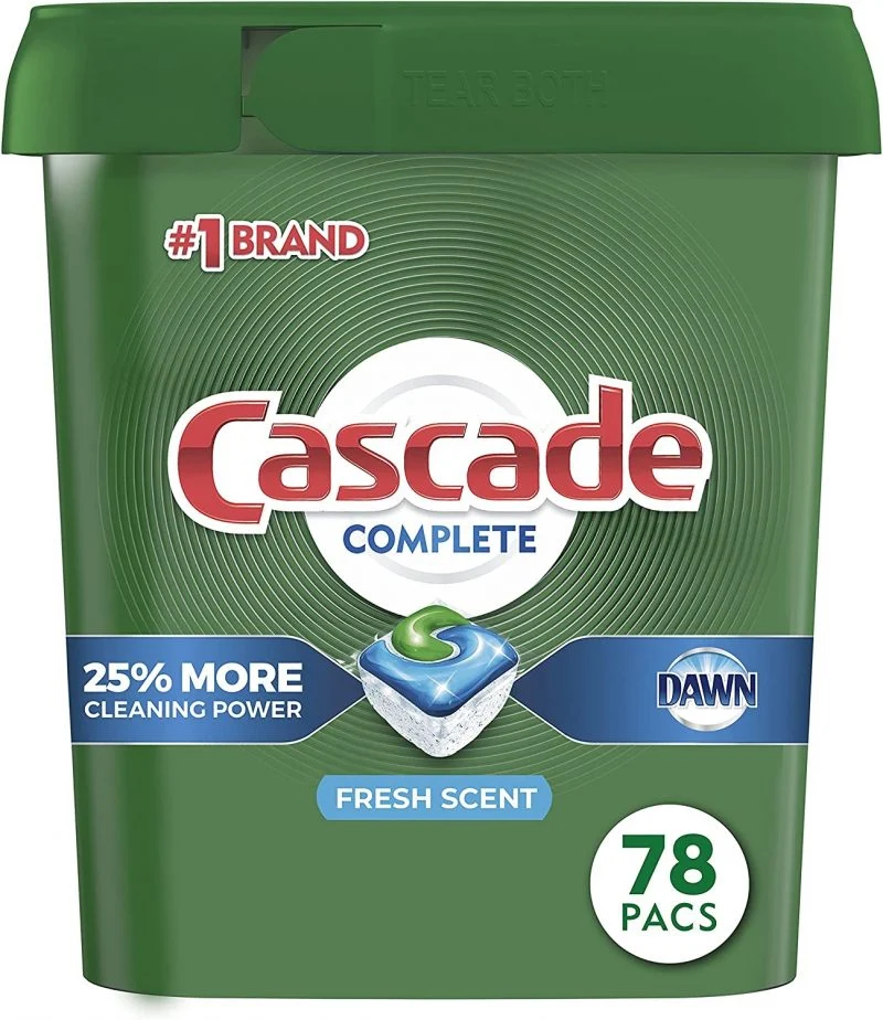 Cascade Complete Dishwasher – Pods, 78 Count (Packaging May Vary)