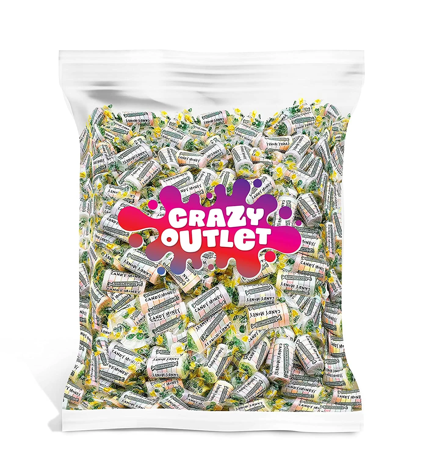 CrazyOutlet Smarties Money Rolls Candy, Original Flavors, 2 lbs