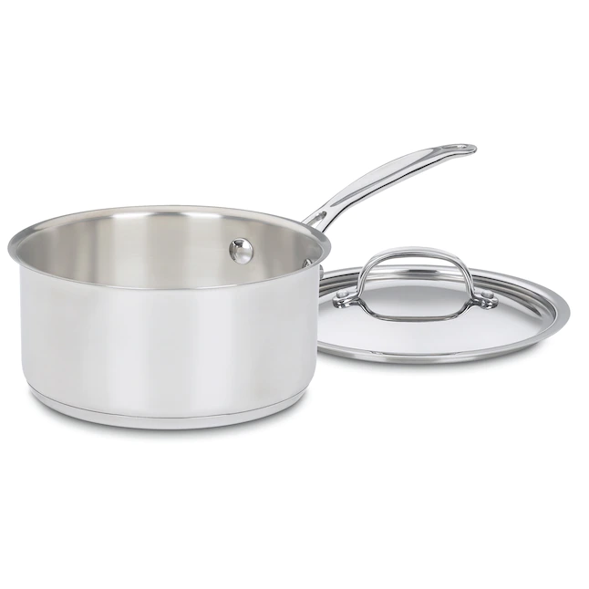 Cuisinart  2-Piece Chef’s Classic 7.5-in Stainless Steel Cooking Pan with Lid
