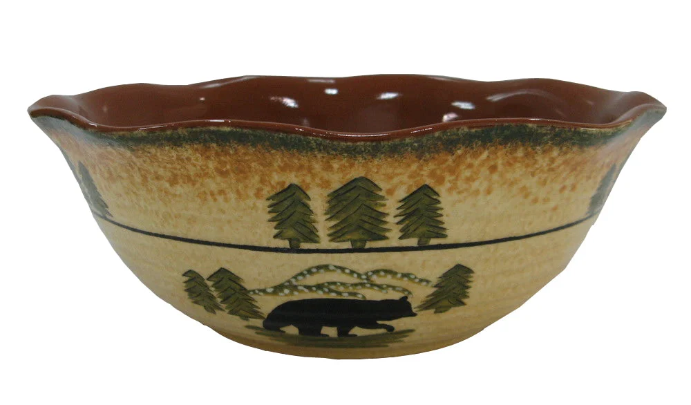 HiEnd Accents Bear Serving Bowl