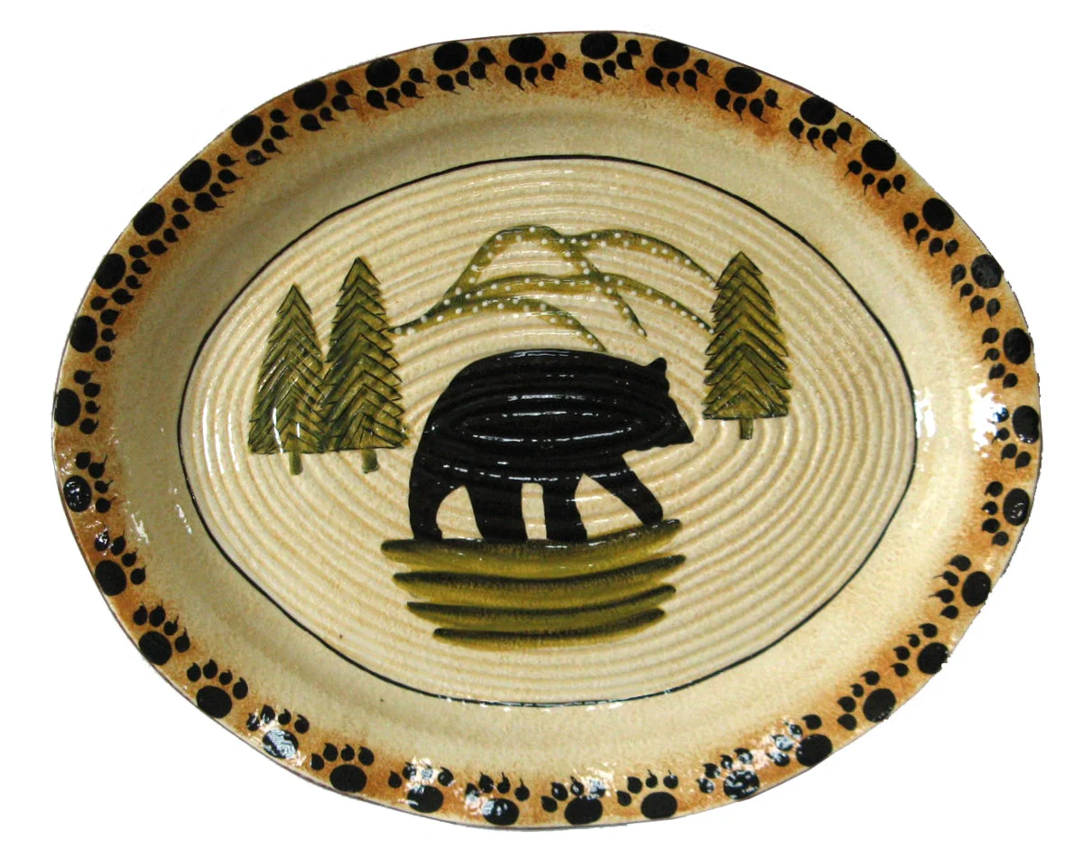 HiEnd Accents Bear Serving Platter, 1 PC