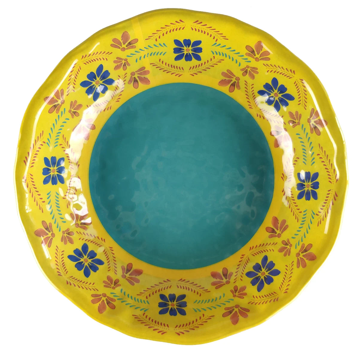 HiEnd Accents Bonita Malamine Collection Serving Bowl, 1 PC