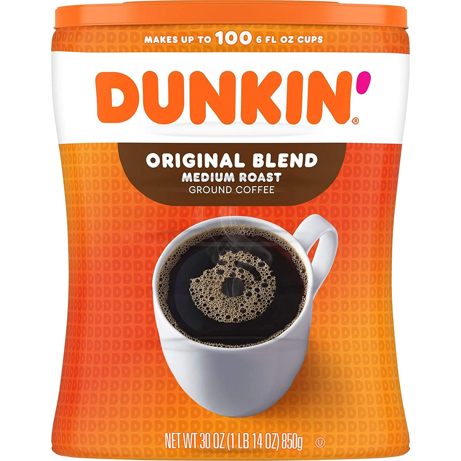 Dunkin’ Original Blend Medium Roast Ground Coffee, 30 Ounce