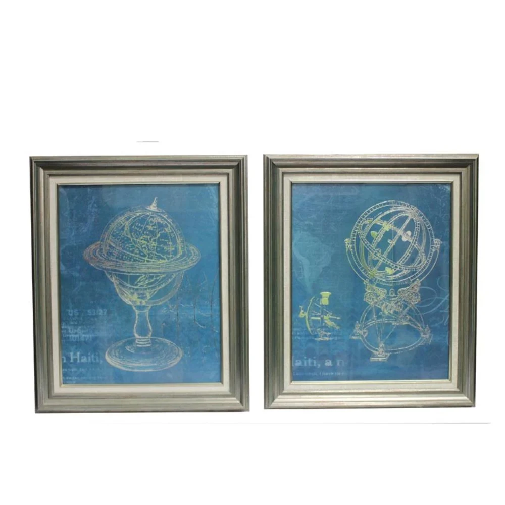 Astronomical Classic Wall Decor Set of 2 Benzara