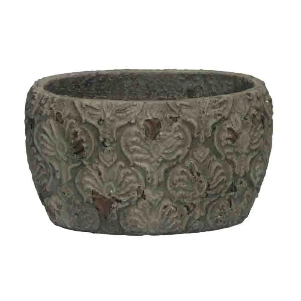 Enticing Cement Pot Benzara