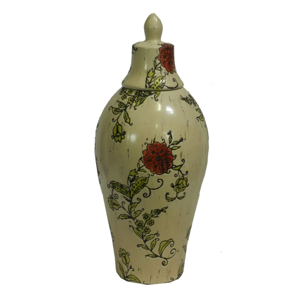 Beautiful Multicolor Ceramic Vase Benzara