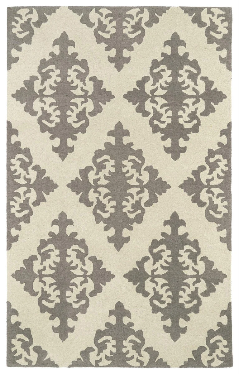 Kaleen Rugs Tara Square EVL05-75 Grey Area Rug