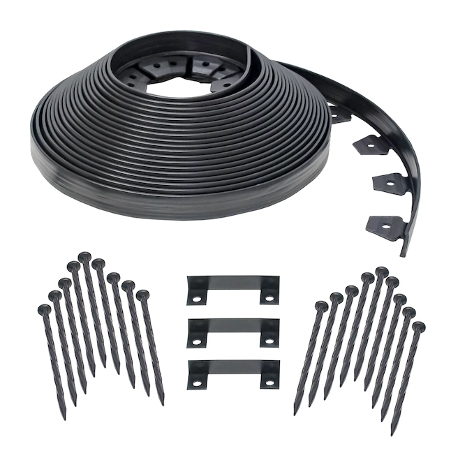 EasyFlex  No-Dig 60-ft Black Plastic Landscape Edging Roll