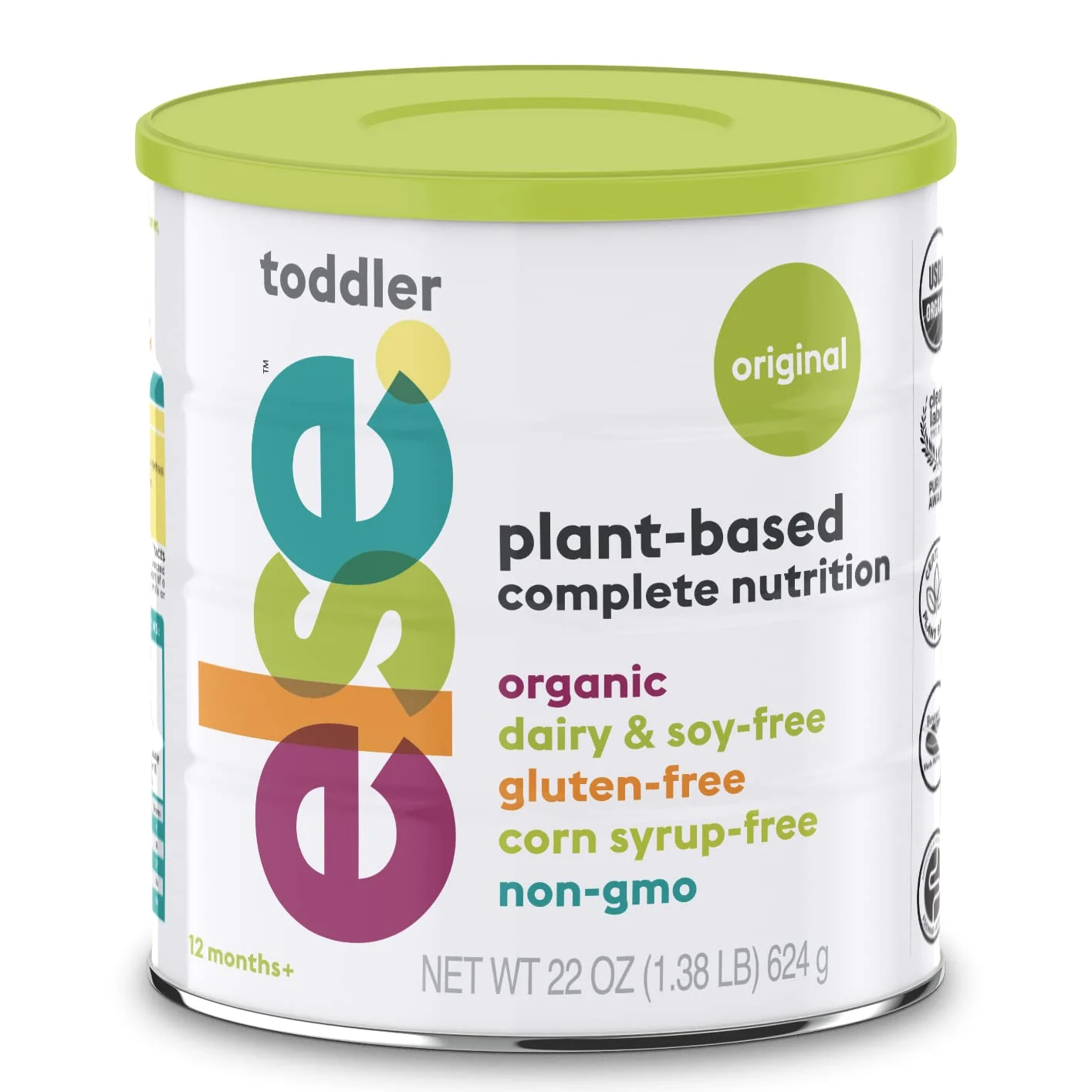Else Plant-Based Complete Nutrition Formula for Toddlers, 22 Oz,1.38 Pound (Pack of 1)
