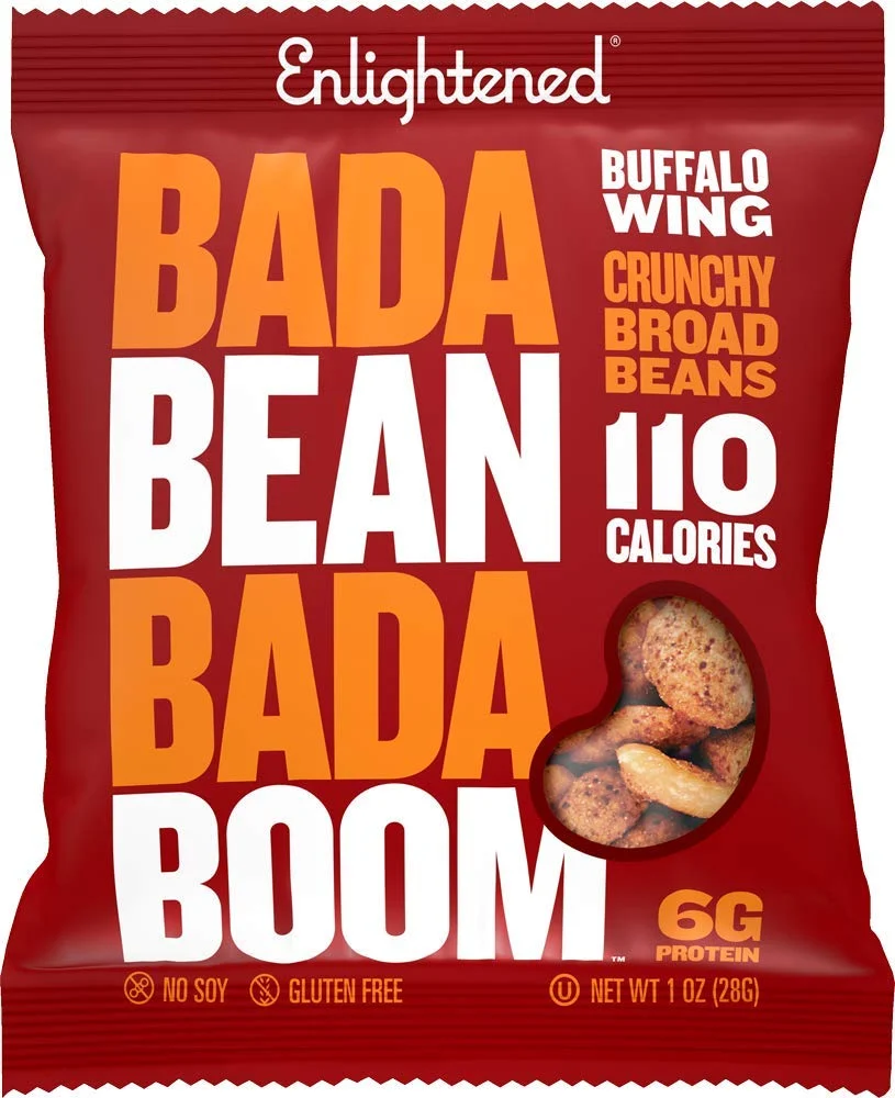 Enlightened Bada Bean Bada Boom, Bean Snacks, Buffalo Wing, 1 oz, 24 Pack