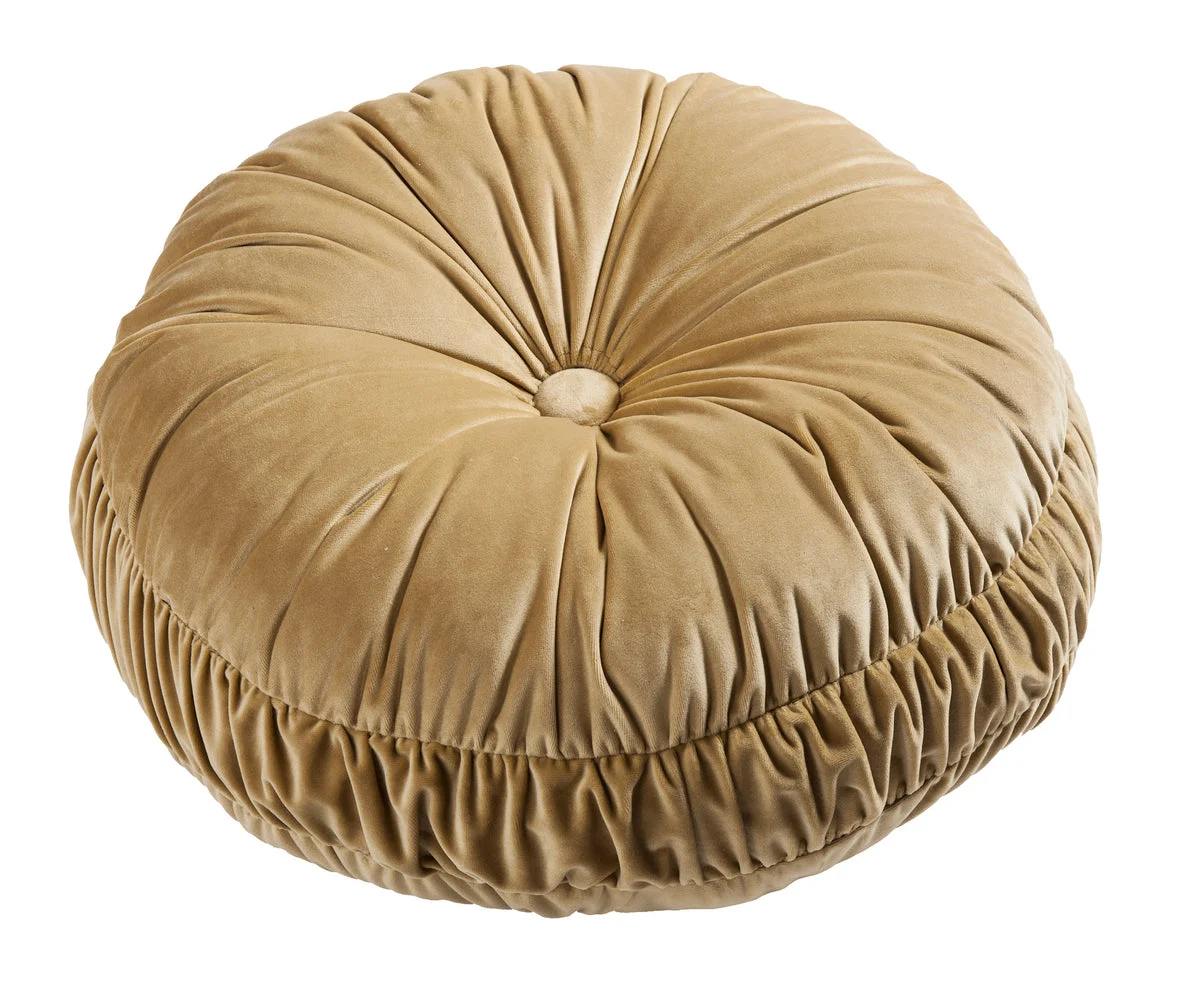 HiEnd Accents Velvet Round Pillow