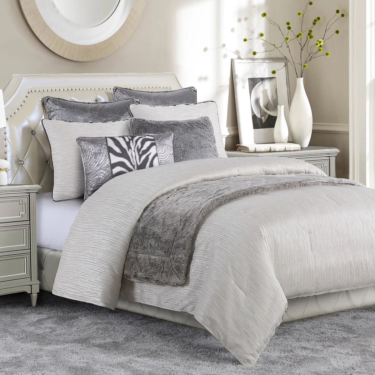 HiEnd Accents 4 PC Celeste Comforter Set