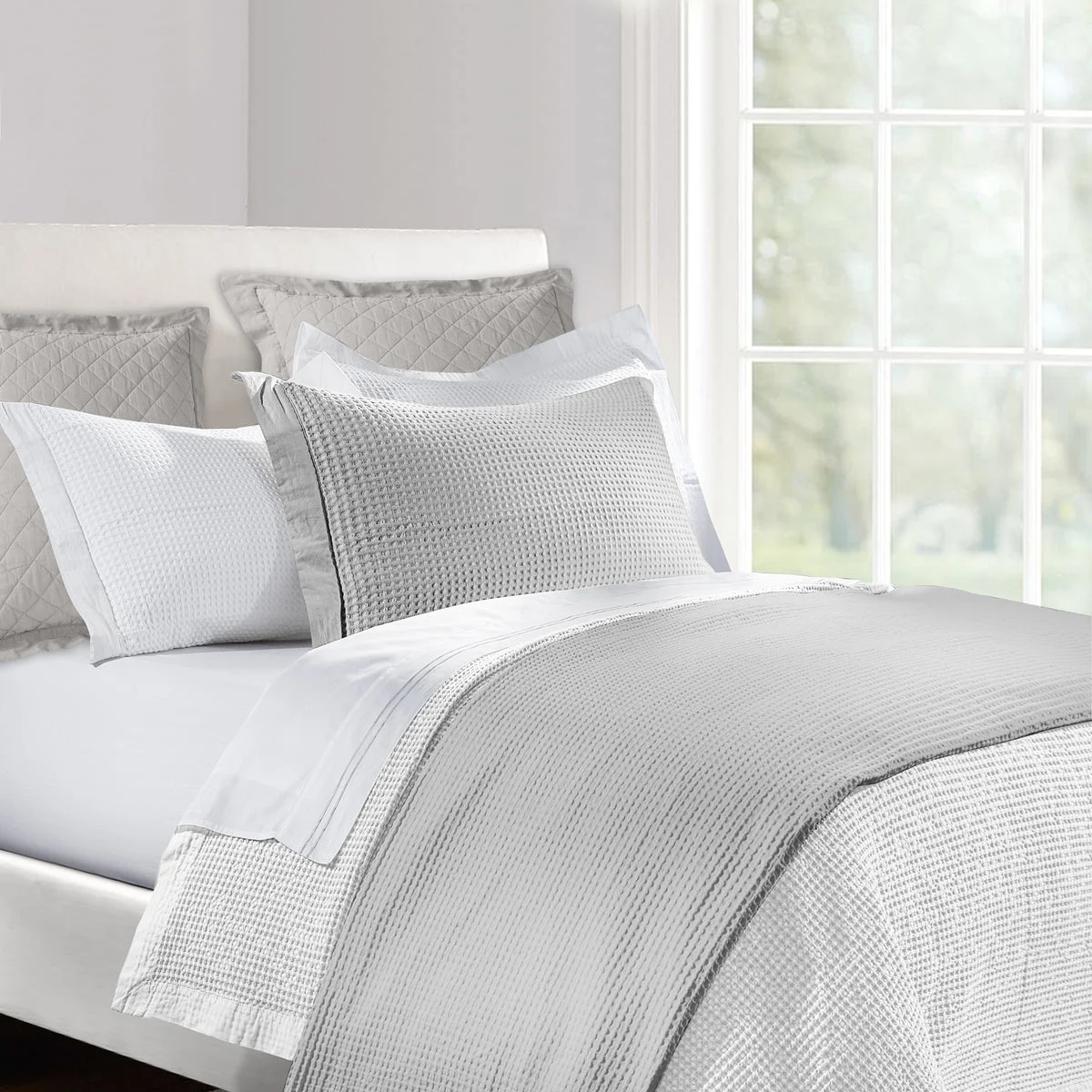 HiEnd Accents Waffle Weave Coverlet