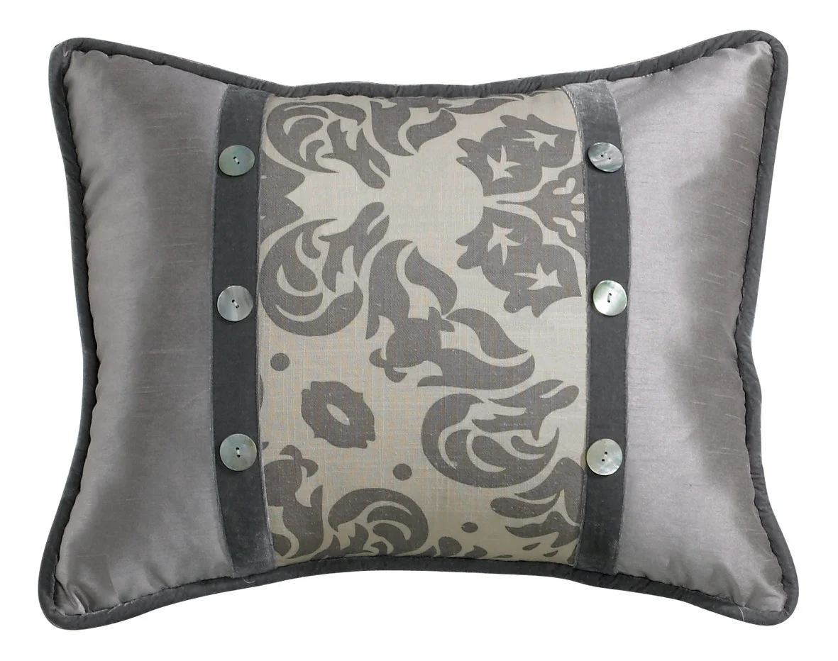 HiEnd Accents Rectangle Damask Pillow