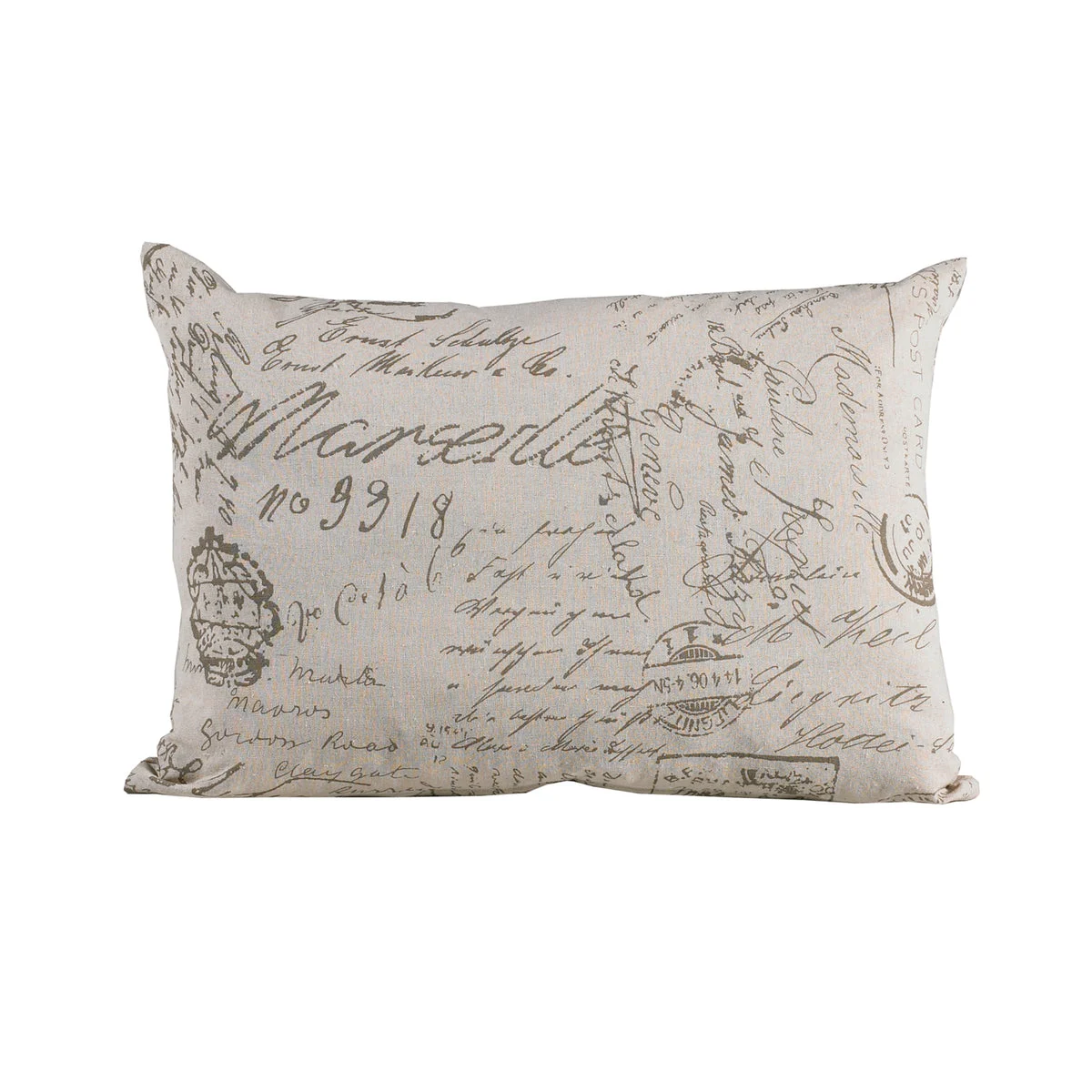 HiEnd Accents Printed Linen Pillow