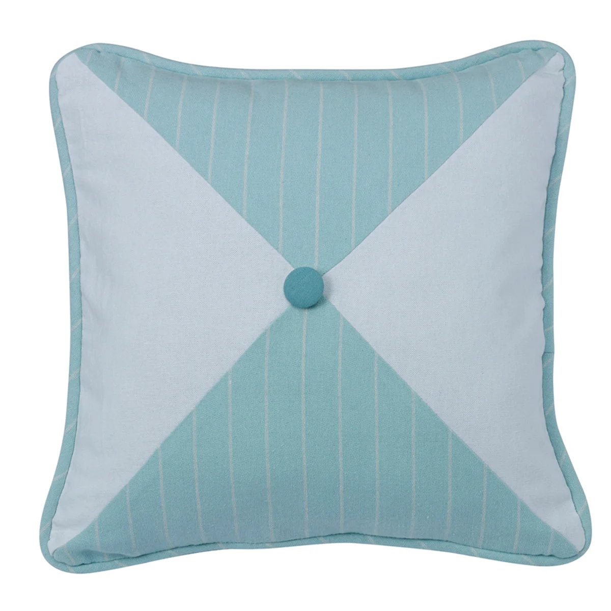 HiEnd Accents Striped pillow reversed to the chevron print