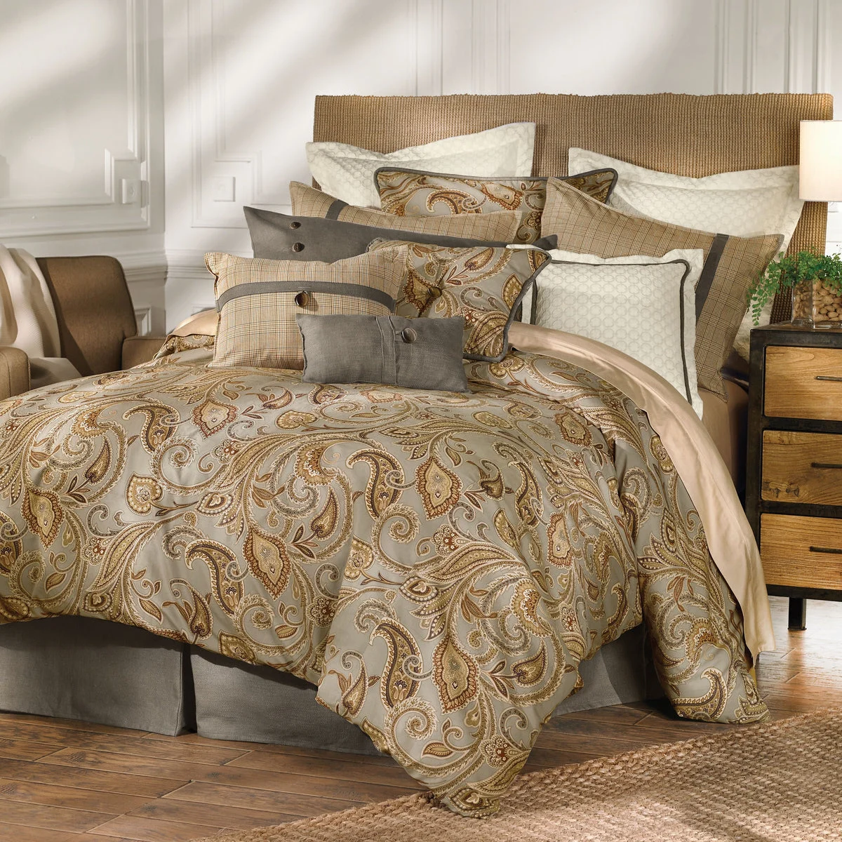 HiEnd Accents 4 pc Piedmont Comforter Set