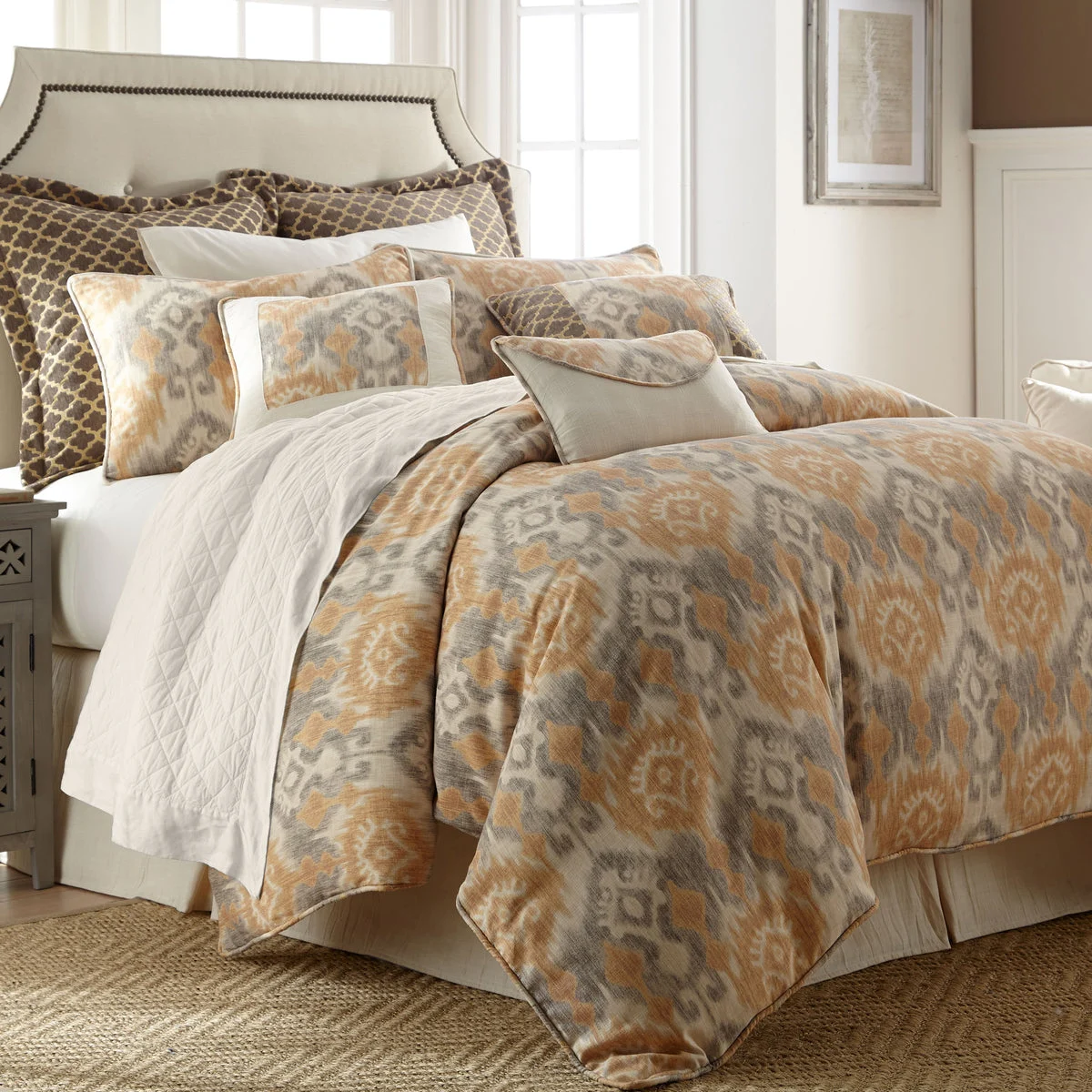 HiEnd Accents 4-pc Casablanca Bedding Set, Super Queen